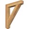 Ekena Millwork Traditional Craftsman Rough Sawn Bracket, Western Red Cedar, 4"W x 26"D x 30"H BKT04X26X30TRA04RWR - alternate 1